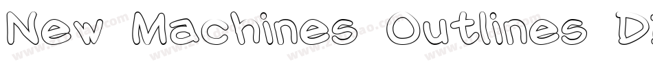 New Machines Outlines DEMO字体转换